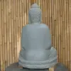 Artikelbild 2 des Artikels “Sitzender Buddha aus Riverstone in Bhumisparsha - Geste der Erdberührung, ca. 102cm Höhe, naturbelassen “
